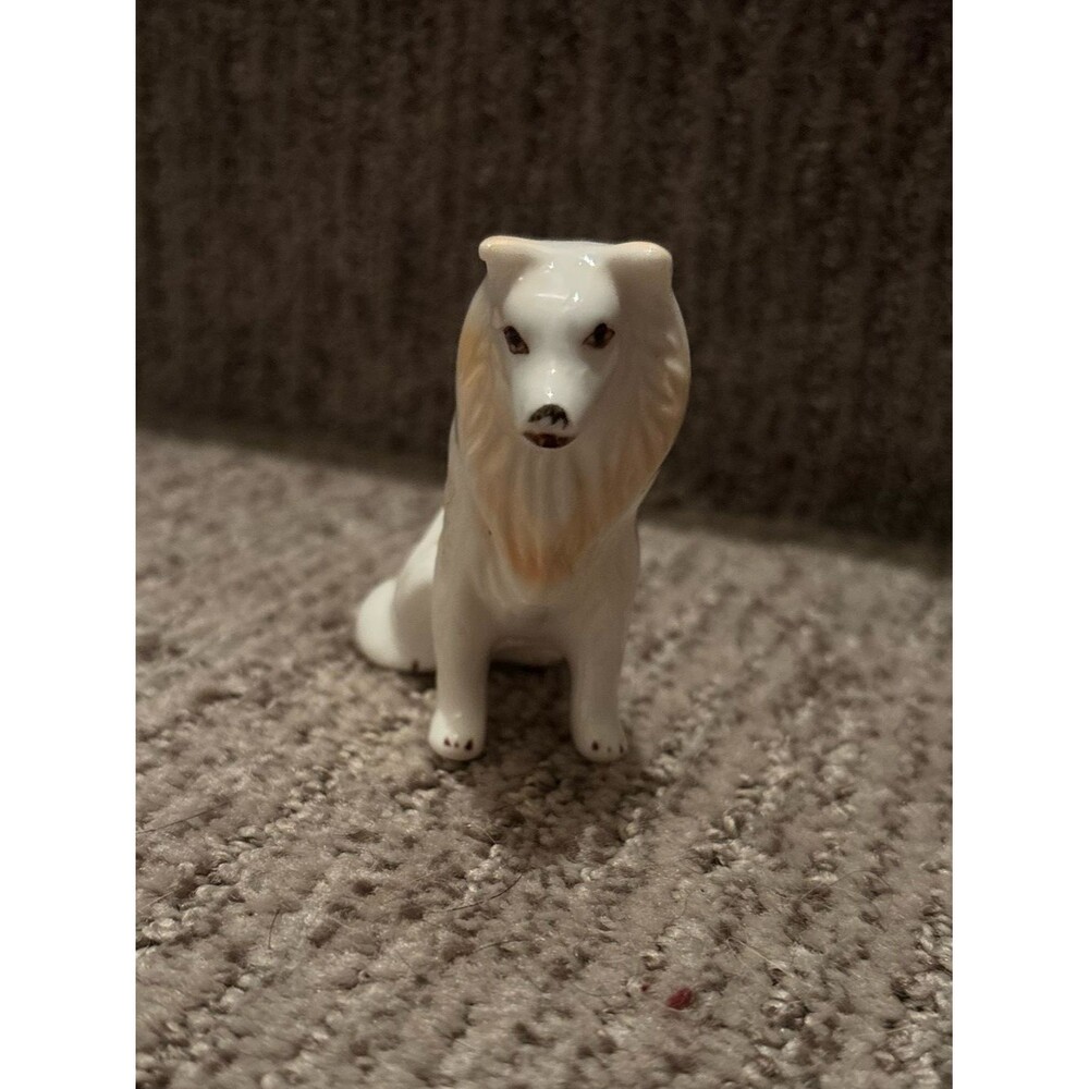 Vintage Collie Dog Figurine